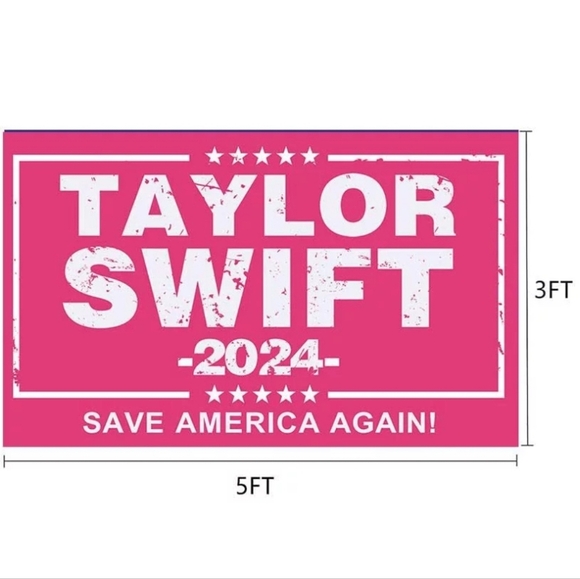 Taylor Swift 2024 Flag, 3x5 ft, Pink Musician Flags ,President Flag - Picture 3 of 6